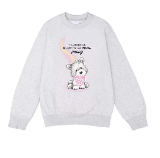 Sweater nỉ bông cún ôm tym